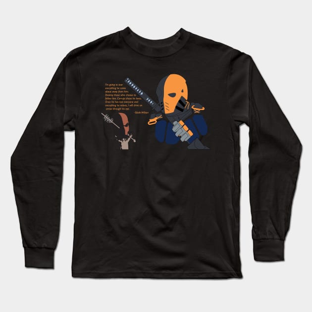 Deathstroke Long Sleeve T-Shirt by DaniVan